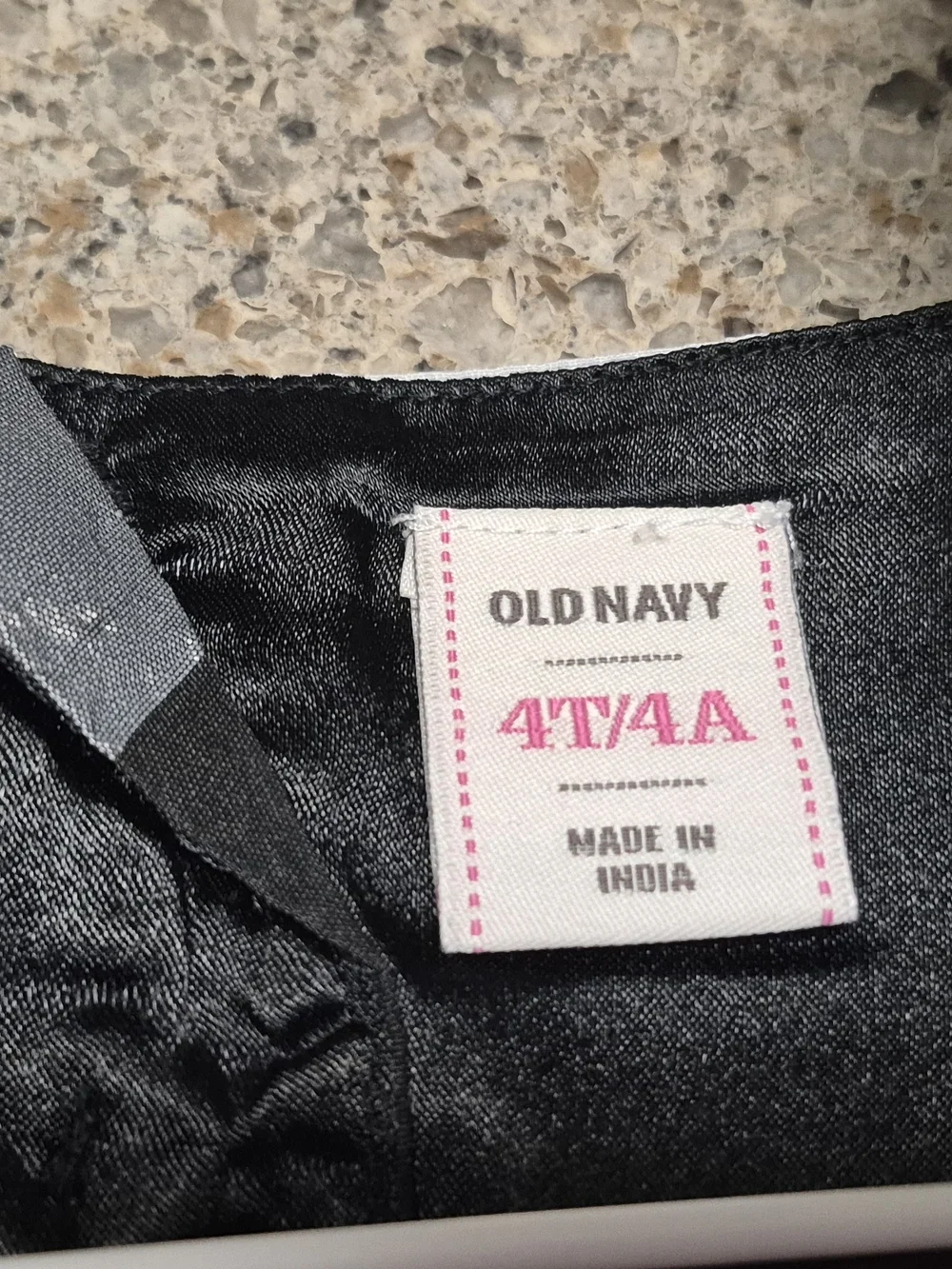 Old Navy Girls 4T Dress Plaid Buffalo Check Black White Red Sash Party Holiday